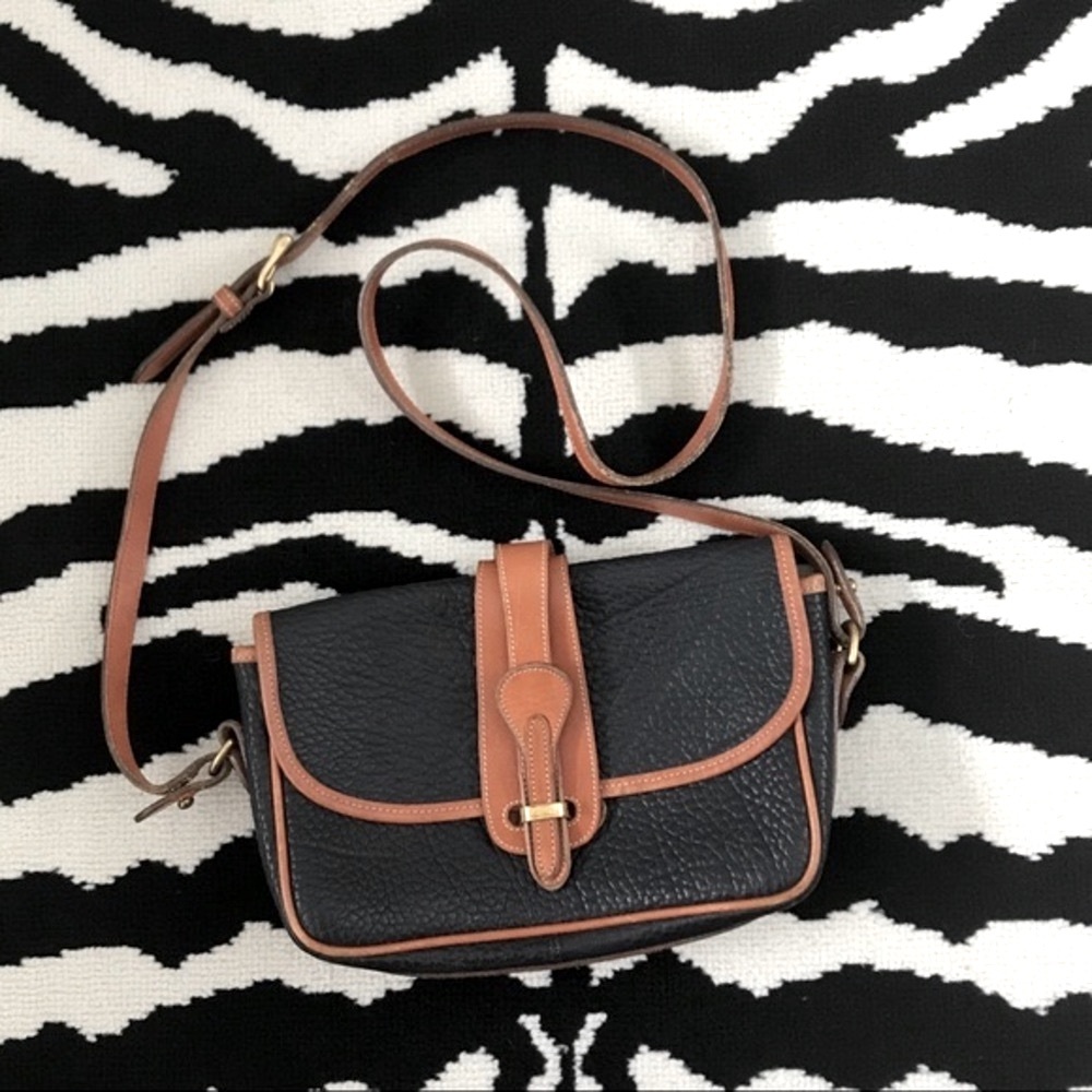 Vintage Dooney & Bourke Navy Crossbody Bag